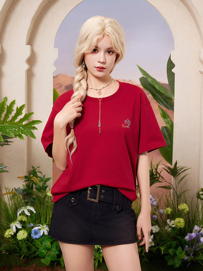 Kaveh t-shirt beige model outfit daily wear lightweight cosplay styling