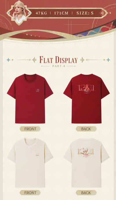 Kaveh t-shirt back print character artwork design
