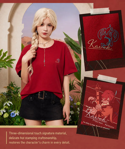 Kaveh t-shirt cosplay styling outfit daily character look