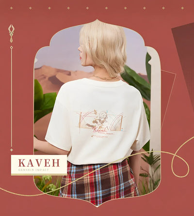 Kaveh t-shirt size chart reference measurements guide