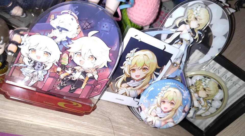 Genshin Impact Reunion Series Keychain & Photo Set