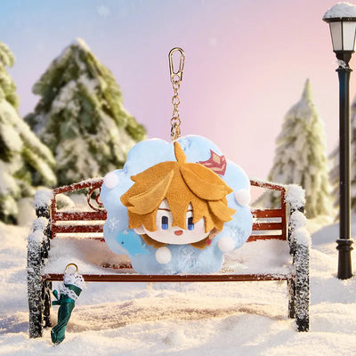 Leisurely Winter Series Durin, Lohen, Kaedehara Kazuha and Tartaglia plush charms
