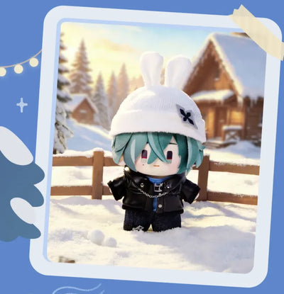 Leisurely Winter Series plush dolls with removable character outfits