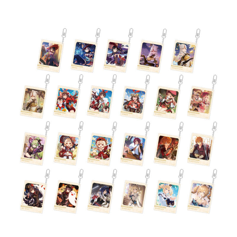 Genshin Impact Moment of Destiny Acrylic Keychain Character Collection
