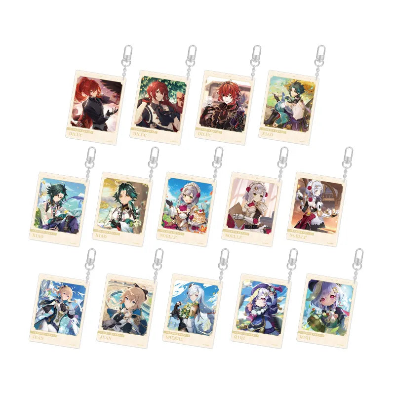Genshin Impact Moment of Destiny Full Acrylic Keychain Collection All Characters