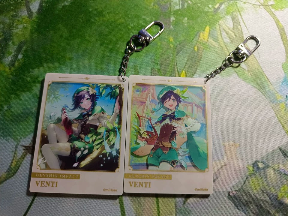 Chaveiros Acrílicos Genshin Impact – Série Moment of Destiny
