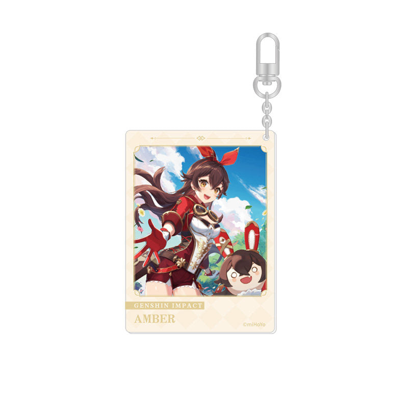 Genshin Impact Amber 2022 Acrylic Keychain Moment of Destiny Series