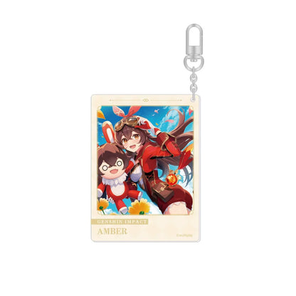Genshin Impact Amber 2023 Acrylic Keychain Moment of Destiny Series