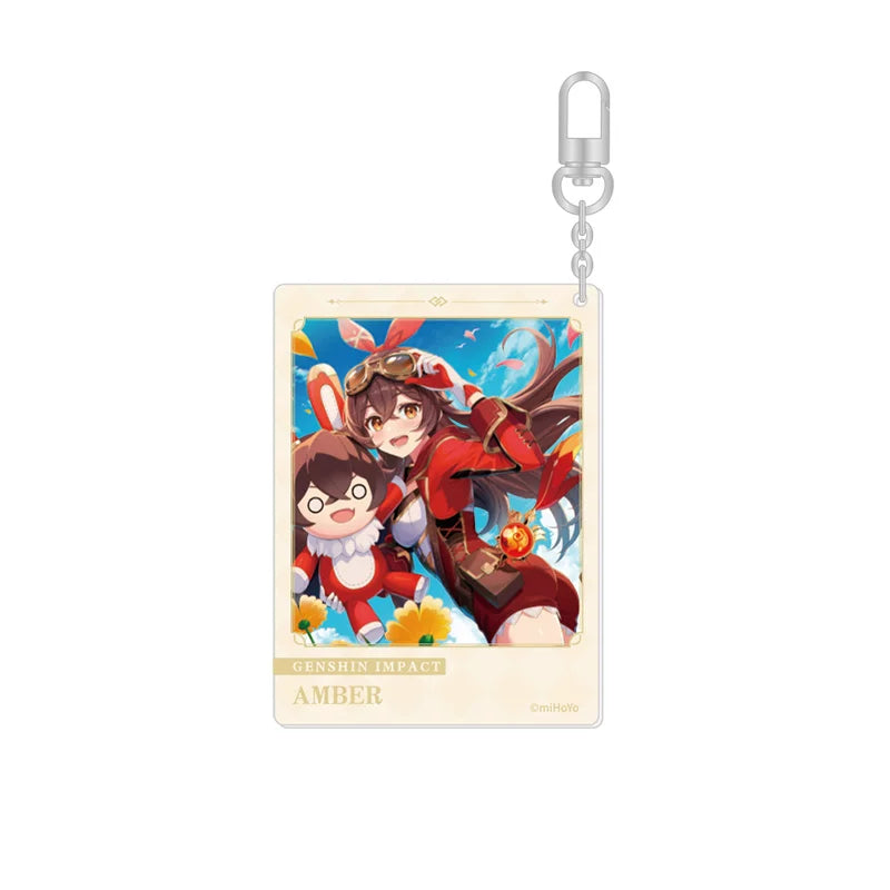 Genshin Impact Amber 2023 Acrylic Keychain Moment of Destiny Series