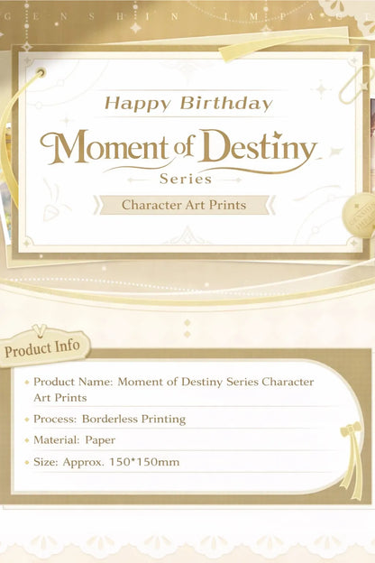Genshin Impact Art Print All Characters Display Moment of Destiny Series