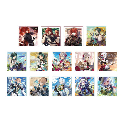 Genshin Impact Moment of Destiny Art Print Character Set Display