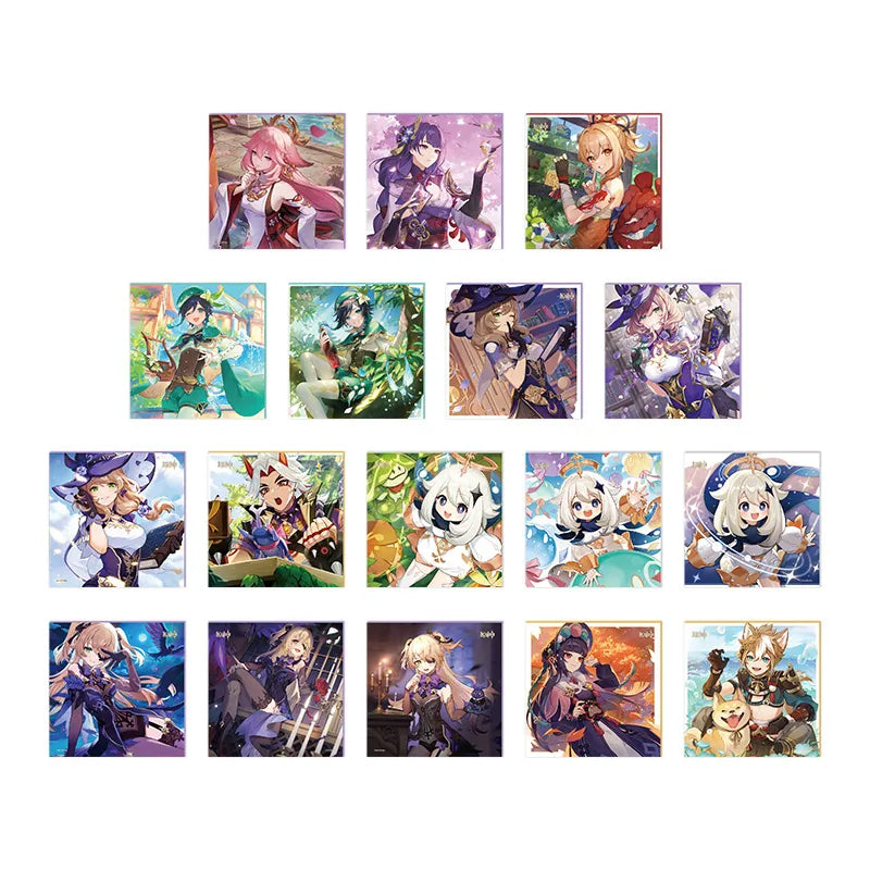 Genshin Impact Moment of Destiny Full Art Print Collection All Characters