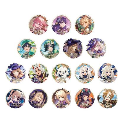 Genshin Impact Moment of Destiny Full Badge Collection All Characters