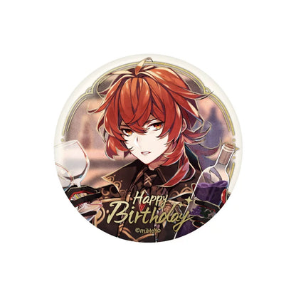Genshin Impact Diluc 2021 Birthday Badge Moment of Destiny Series