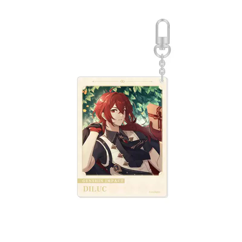 Genshin Impact Diluc 2022 Acrylic Keychain Moment of Destiny Series