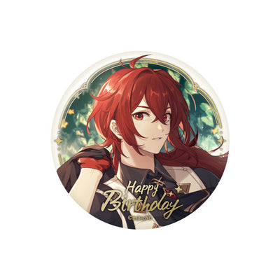 Genshin Impact Diluc 2022 Birthday Badge Moment of Destiny Series