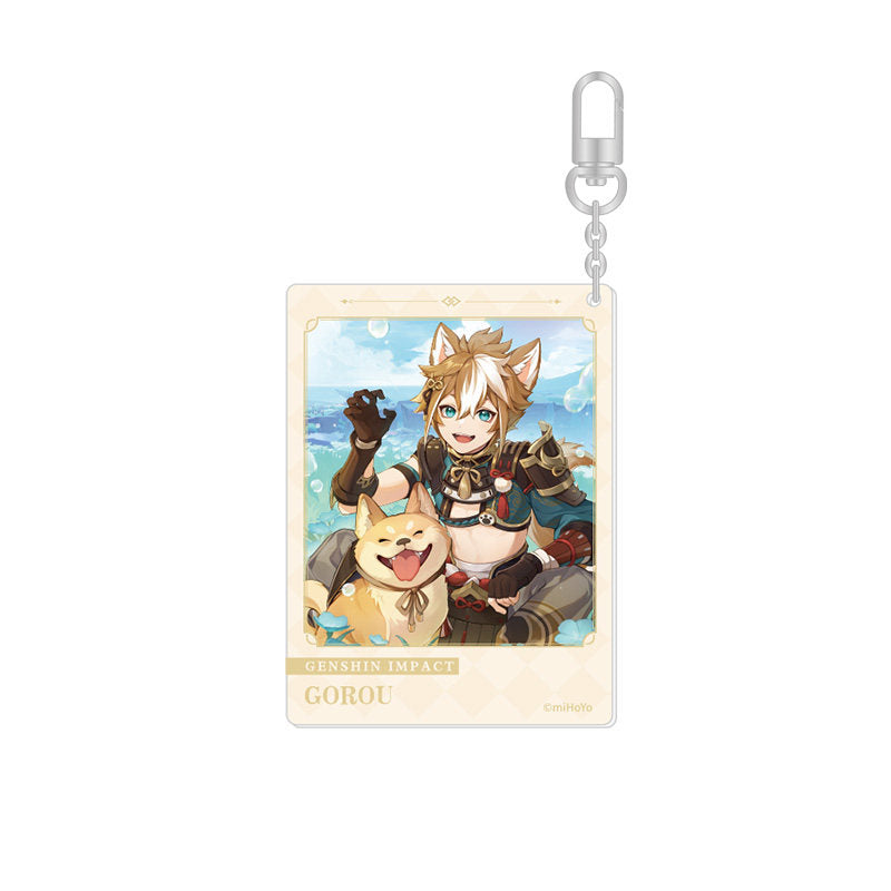 Genshin Impact Gorou 2023 Acrylic Keychain Moment of Destiny Series