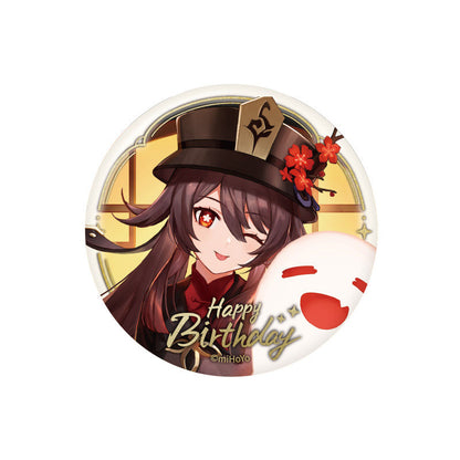 Genshin Impact Hu Tao 2022 Birthday Badge Moment of Destiny Series