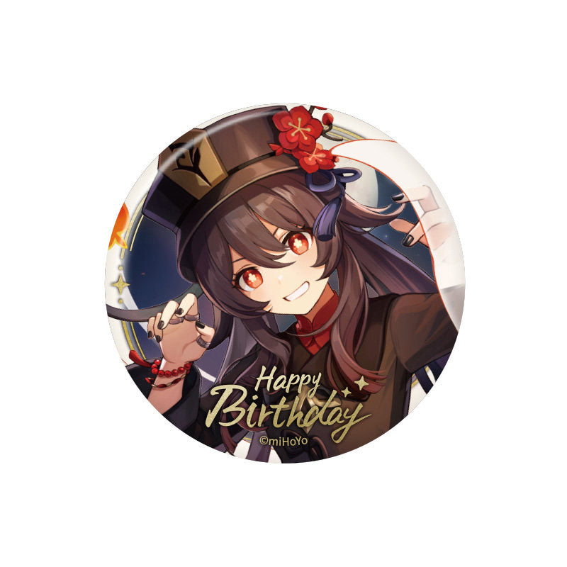 Genshin Impact Hu Tao 2023 Birthday Badge Moment of Destiny Series
