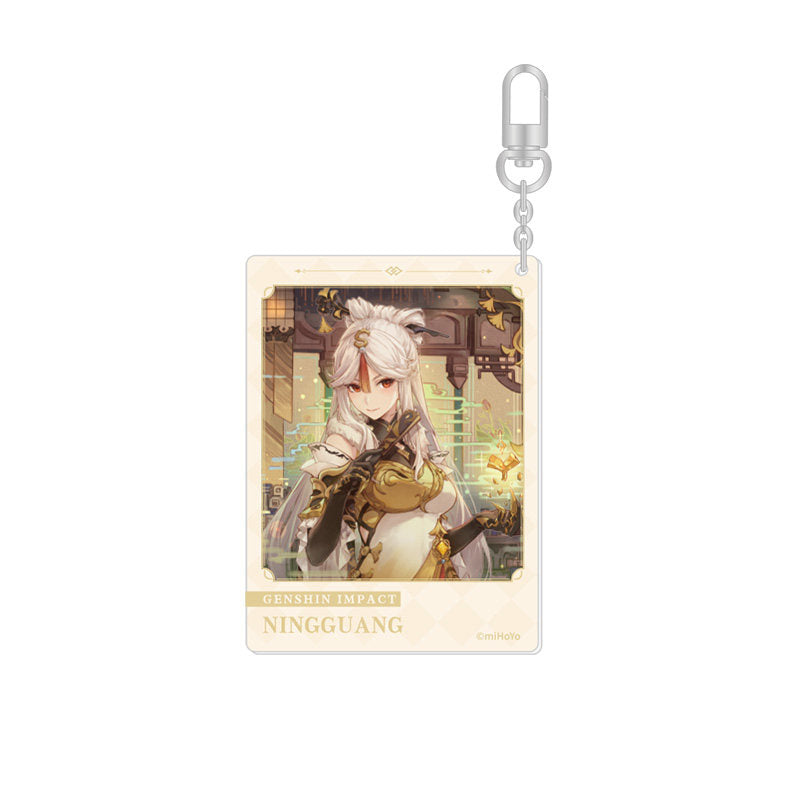 Genshin Impact Ningguang 2021 Acrylic Keychain Moment of Destiny Series
