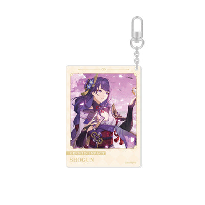 Genshin Impact Raiden Shogun 2023 Acrylic Keychain Moment of Destiny Series