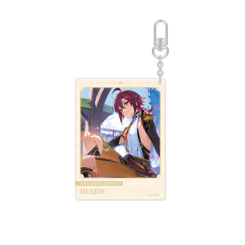 Genshin Impact Shikanoin Heizou 2023 Acrylic Keychain Moment of Destiny Series