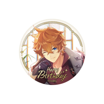 Genshin Impact Tartaglia 2022 Birthday Badge Moment of Destiny Series