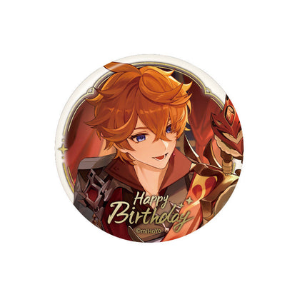 Genshin Impact Tartaglia 2023 Birthday Badge Moment of Destiny Series