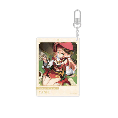 Genshin Impact Yanfei 2023 Acrylic Keychain Moment of Destiny Series