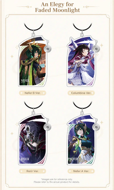 Genshin Impact Nod-Krai acrylic keychain character design details