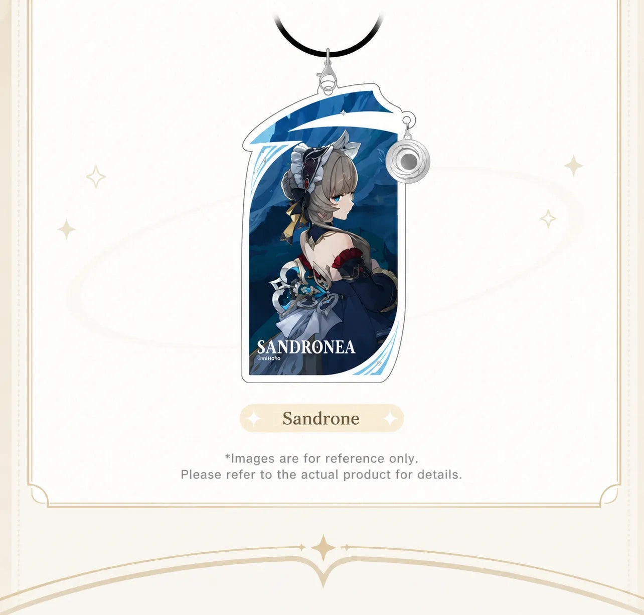 Genshin Impact Nod-Krai acrylic keychain size and product details