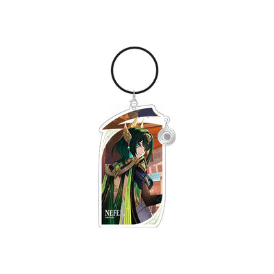 Genshin Impact Nefer B acrylic keychain from Nod-Krai Series