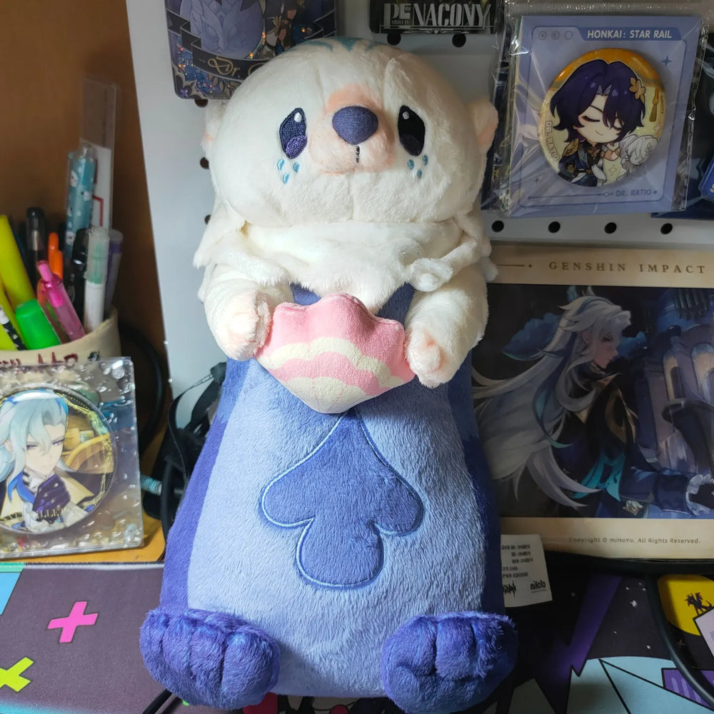 Genshin Impact Ocean Series Sea Otter Plush Storage Bag