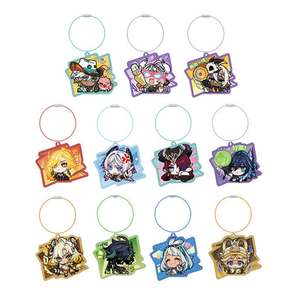 Genshin Natlan acrylic keychain collection featuring Ifa Varesa Iansan Mavuika Citlali and more