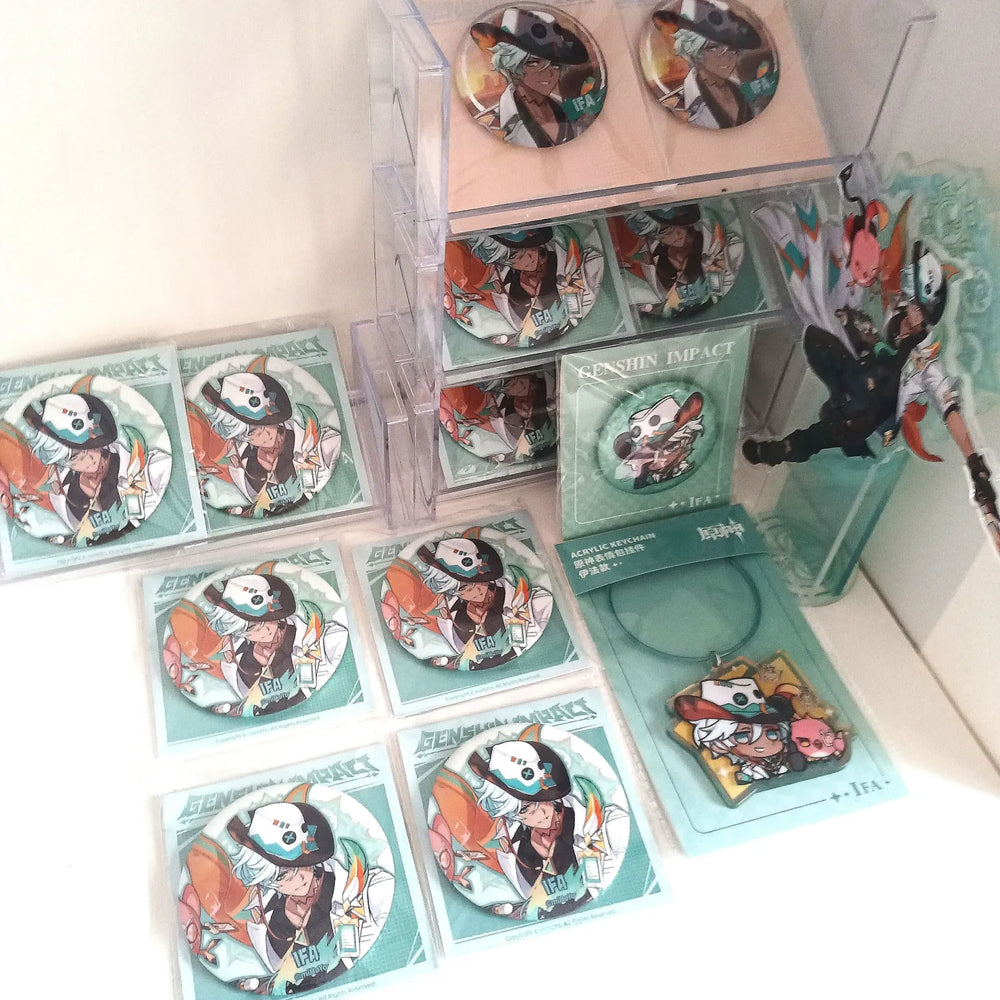 Genshin Impact Q Version Expression Series Acrylic Keychain – Natlan