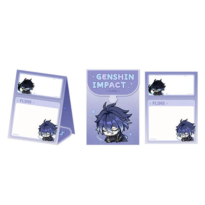 Genshin Q Version Expression Series Flins foldable sticky notes memo pad
