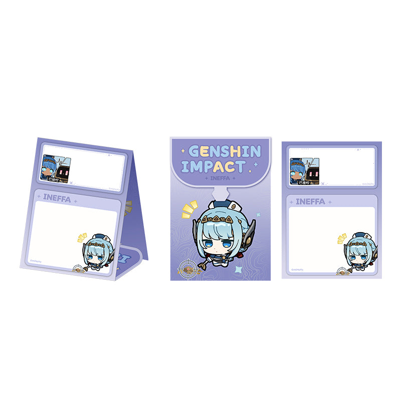 Genshin Q Version Expression Series Ineffa foldable sticky notes memo pad