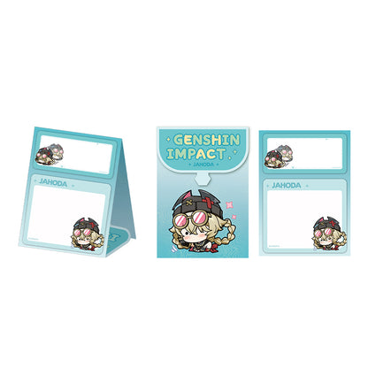 Genshin Q Version Expression Series Jahoda foldable sticky notes memo pad