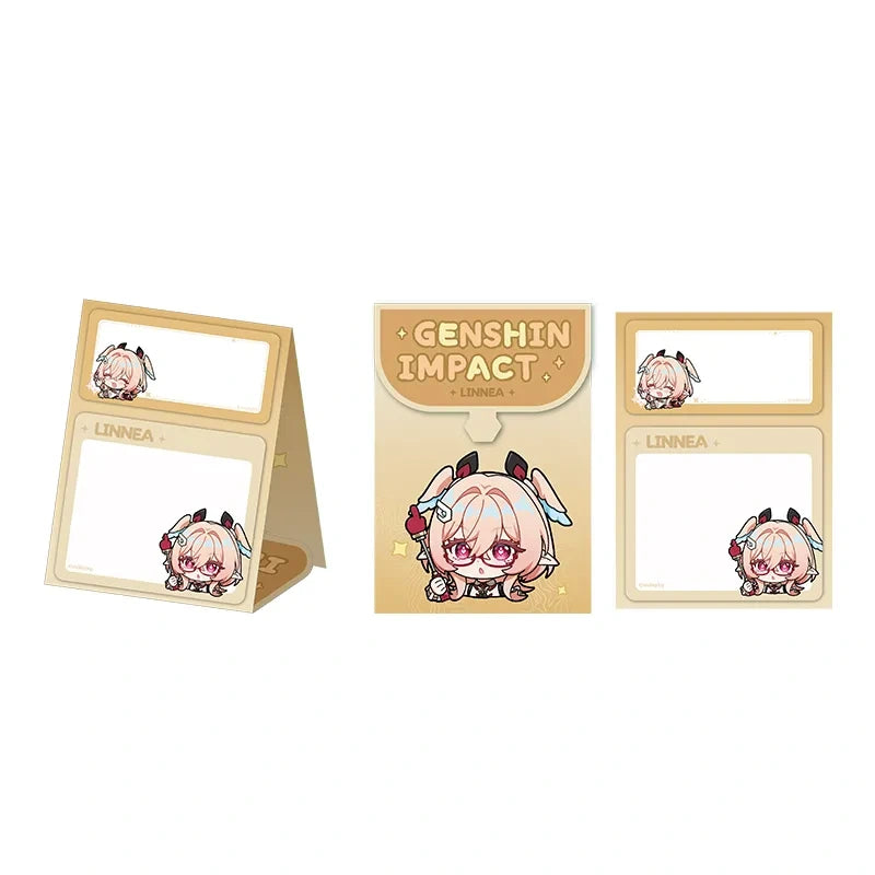 Genshin Q Version Expression Series Linnea foldable sticky notes