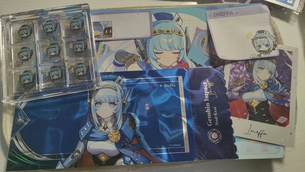 Genshin Impact Chibi Expression Serie Faltbare Haftnotizen – Nod-Krai