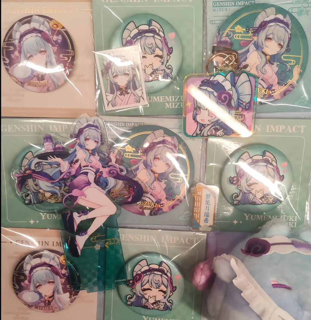 Genshin Q Version Expression Series Acrylic Keychain – Inazuma