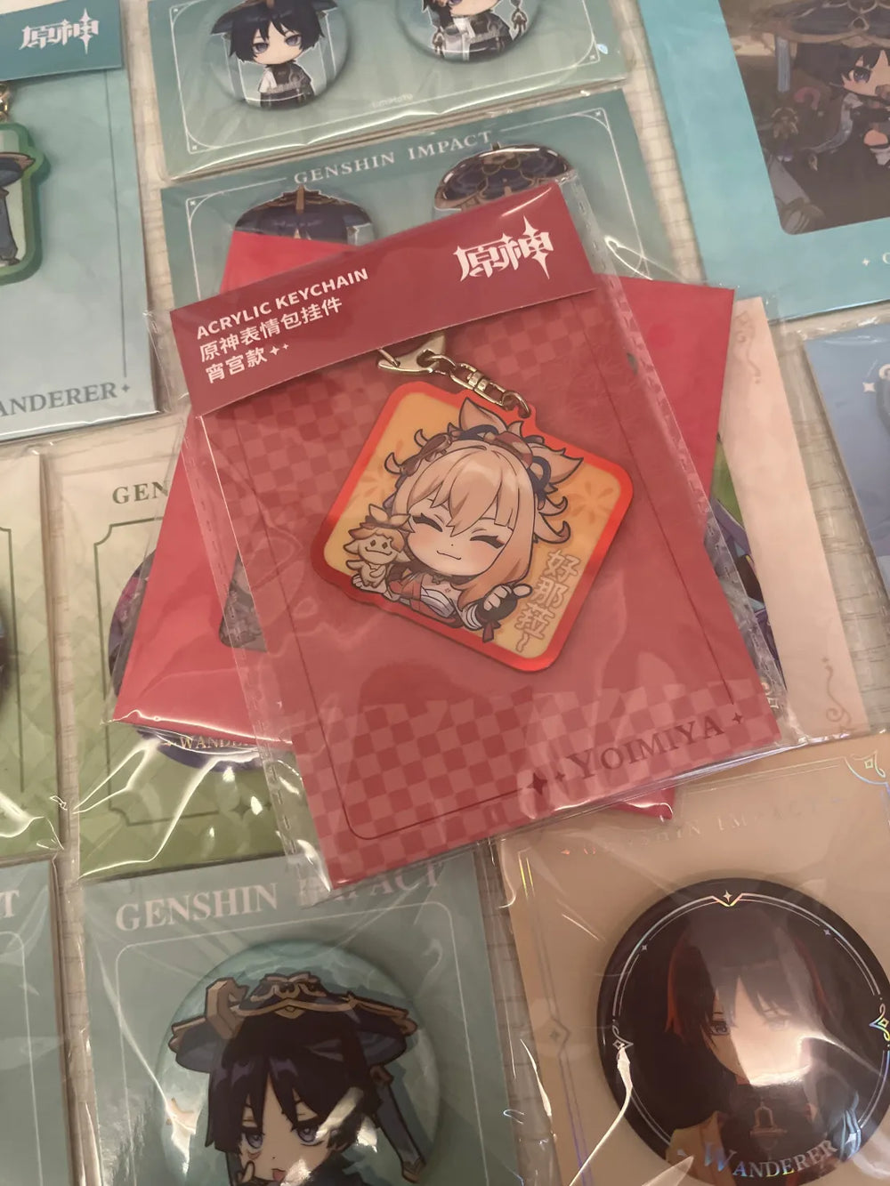Genshin Q Version Expression Series Acrylic Keychain – Inazuma