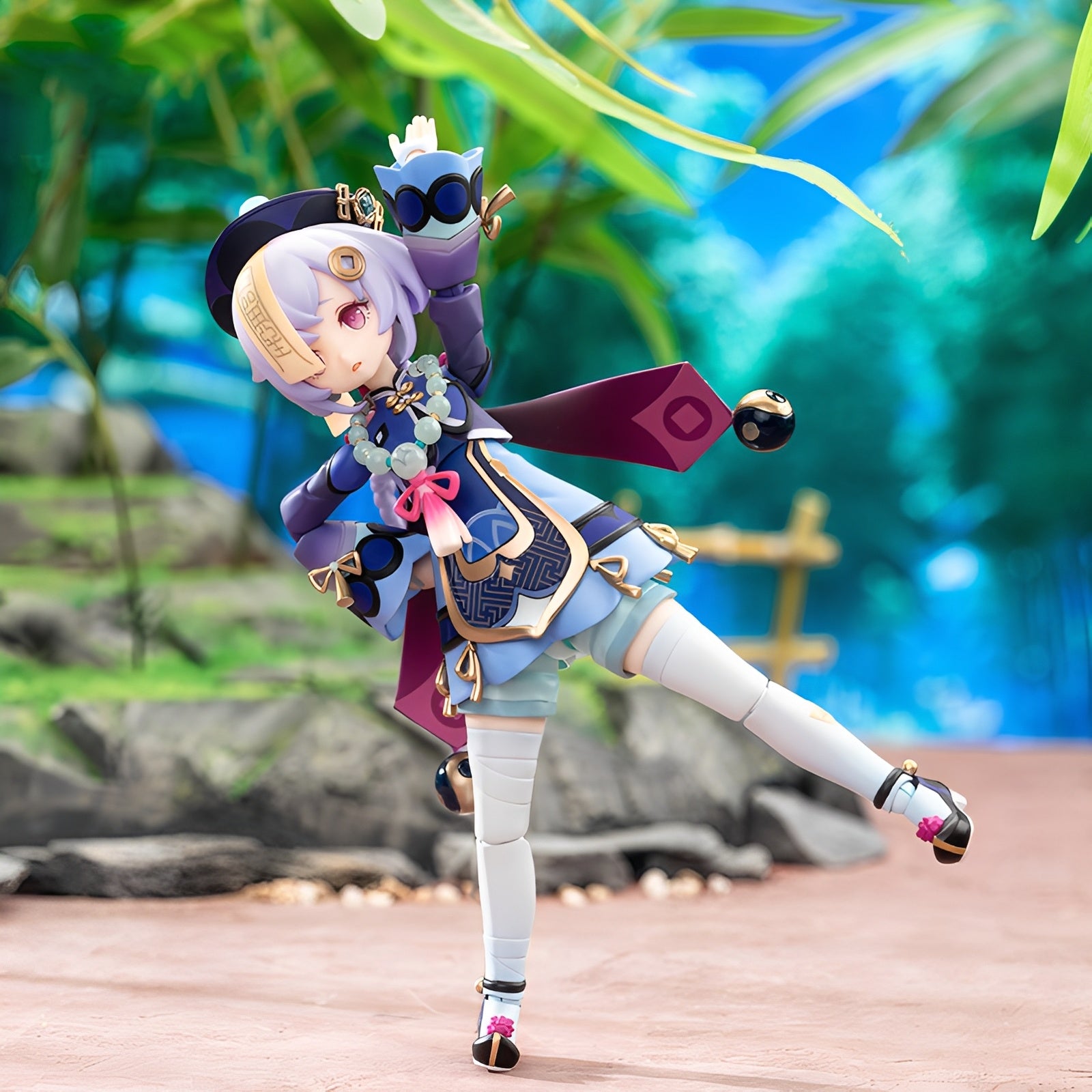 Genshin Impact Qiqi ARCTECH 1/8 action figure icy resurrection night full view