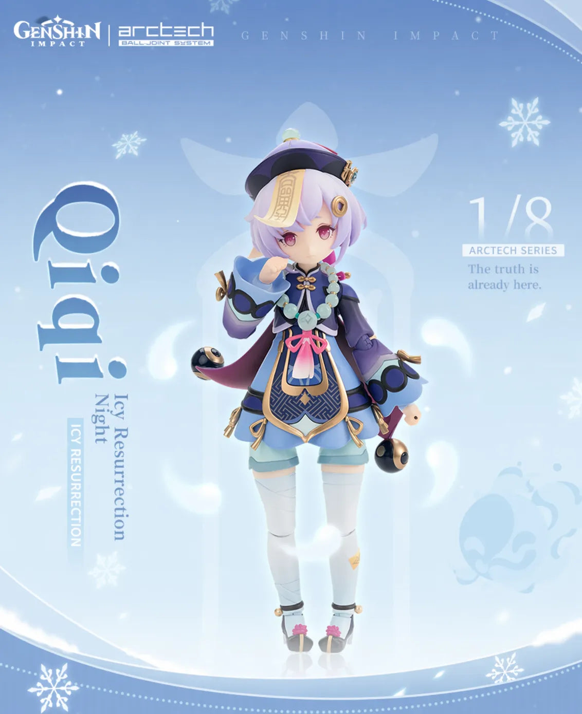 Qiqi action figure multiple articulation points movable joints