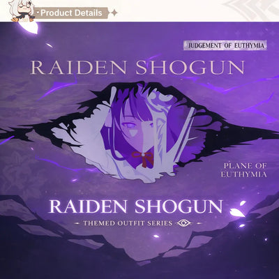 Raiden Shogun impression apparel series shorts official merchandise design