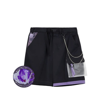 Genshin Raiden Shogun shorts outfit casual daily wear styling