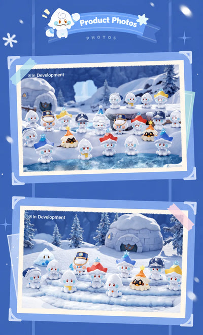 Snezhnayan Jack Frost mini figures displayed together in a snowy setting