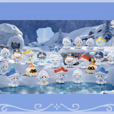 Genshin Impact Snezhnayan Jack Frost Series mini figures collection display