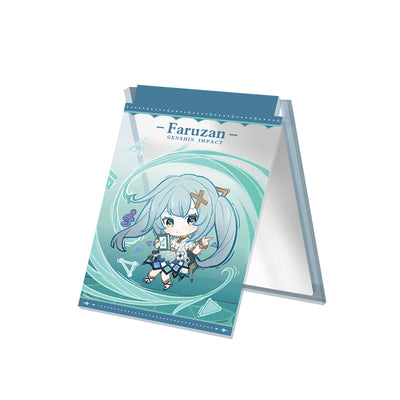 Genshin Impact Starlight Letter acrylic folding mirror featuring Faruzan character design