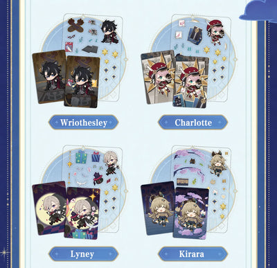 Genshin Impact Starlight Messages card set protective sleeve display